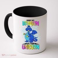 Sorry My Dragon Ate Your Unicorn Coffee Mug thumb 0