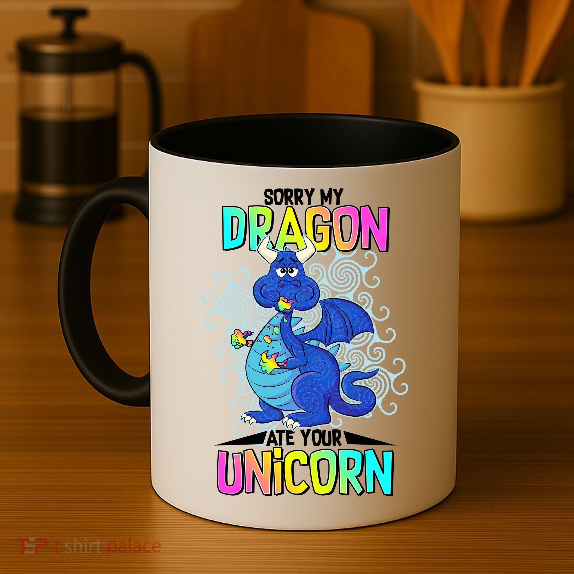 Sorry My Dragon Ate Your Unicorn Coffee Mug