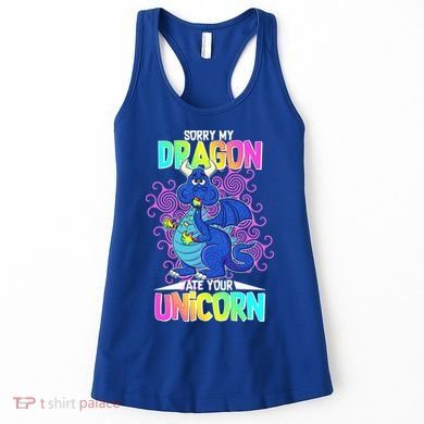 Sorry My Dragon Ate Your Unicorn Women's Tank Top