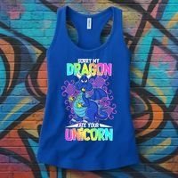 Sorry My Dragon Ate Your Unicorn Women's Tank Top thumb 3