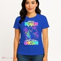 Sorry My Dragon Ate Your Unicorn Women's T-Shirt thumb 4