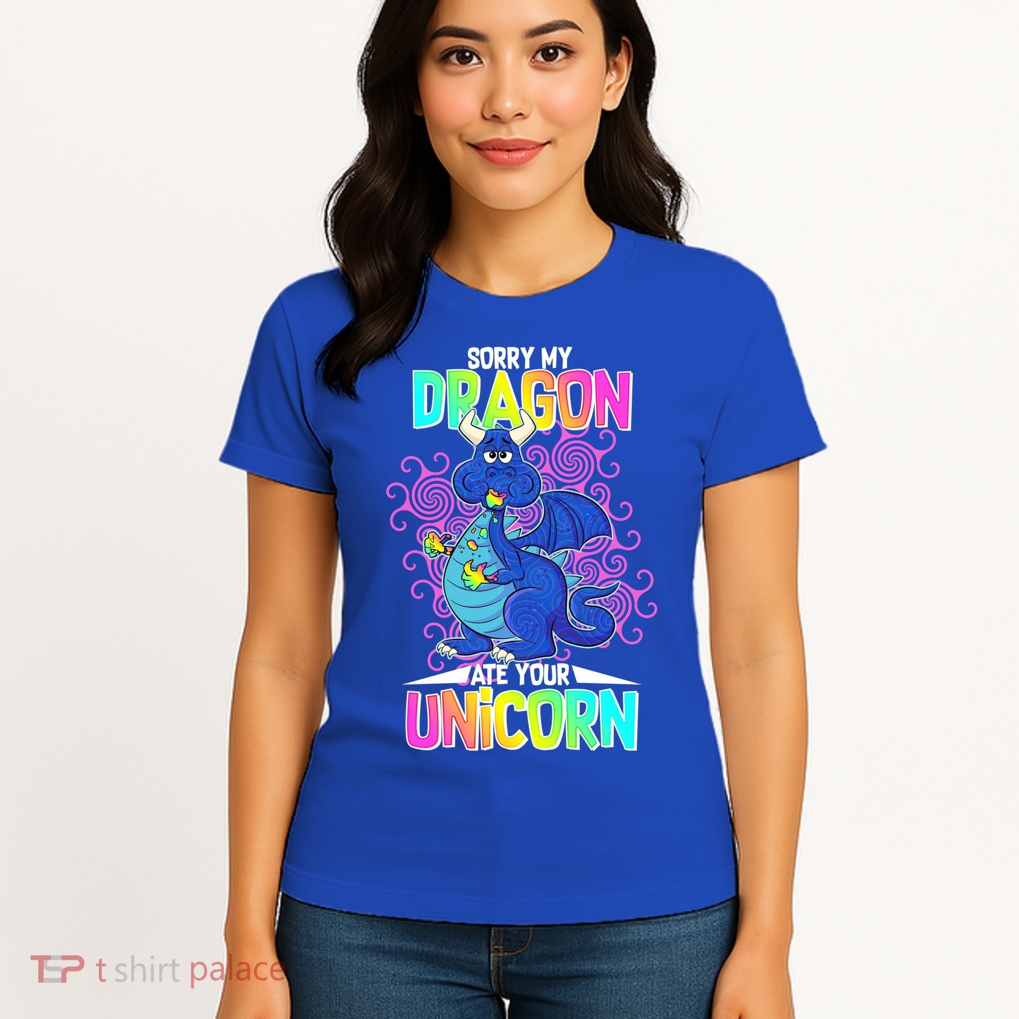 Sorry My Dragon Ate Your Unicorn Women's T-Shirt