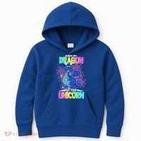 Sorry My Dragon Ate Your Unicorn Kids Hoodie thumb 0