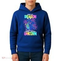 Sorry My Dragon Ate Your Unicorn Kids Hoodie thumb 4