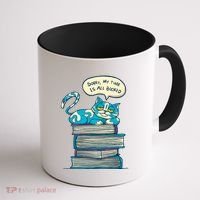 Sorry My Time Is All Booked Cat  Coffee Mug thumb 1
