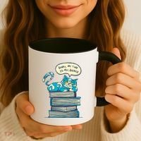 Sorry My Time Is All Booked Cat  Coffee Mug thumb 3