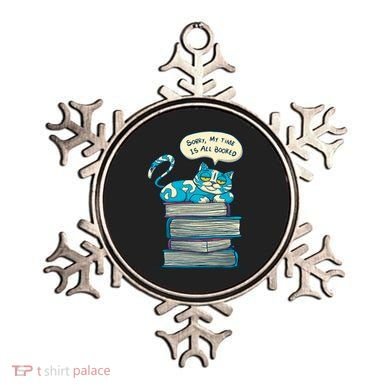 Sorry My Time Is All Booked Cat  Ornament