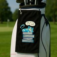Sorry My Time Is All Booked Cat  Golf Towel thumb 2