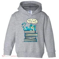 Sorry My Time Is All Booked Cat  Toddler Hoodie thumb 0