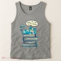 Sorry My Time Is All Booked Cat  Tank Top thumb 2