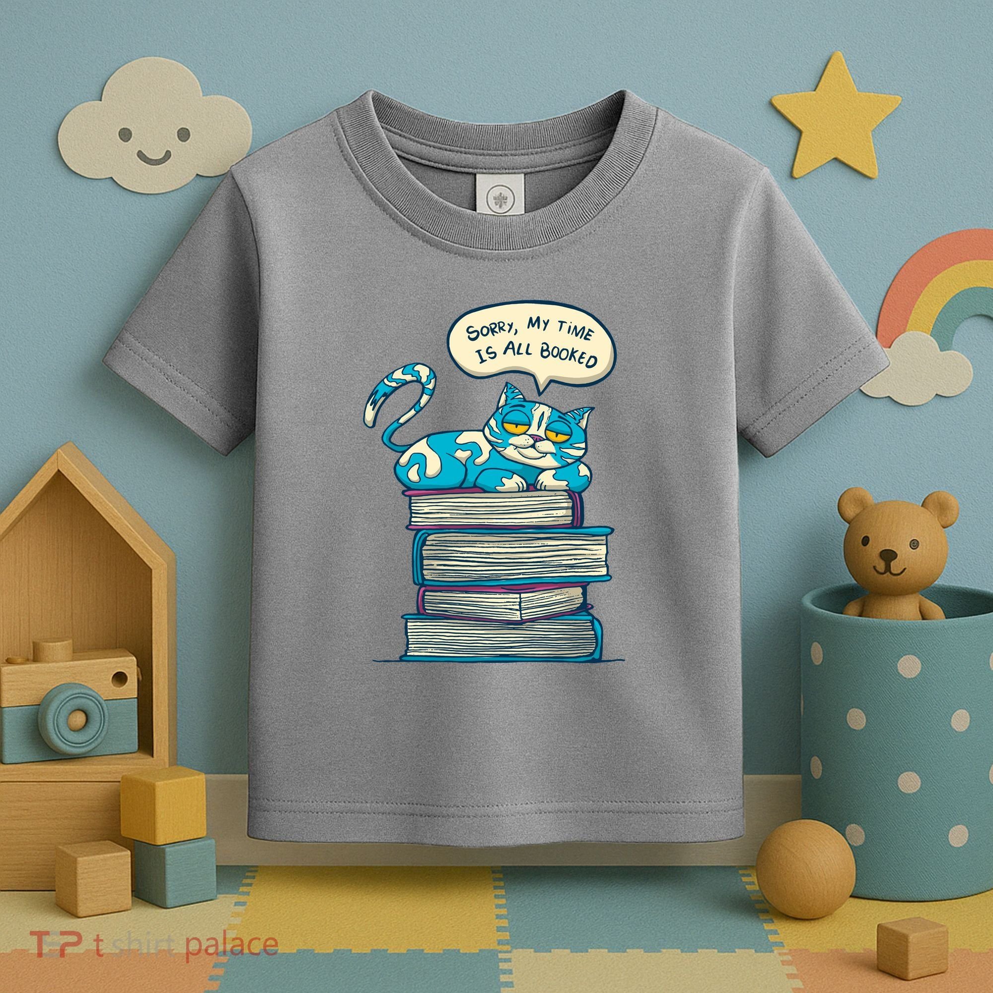 Sorry My Time Is All Booked Cat  Toddler T-Shirt