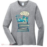Sorry My Time Is All Booked Cat  Women's Long Sleeve Shirt thumb 0