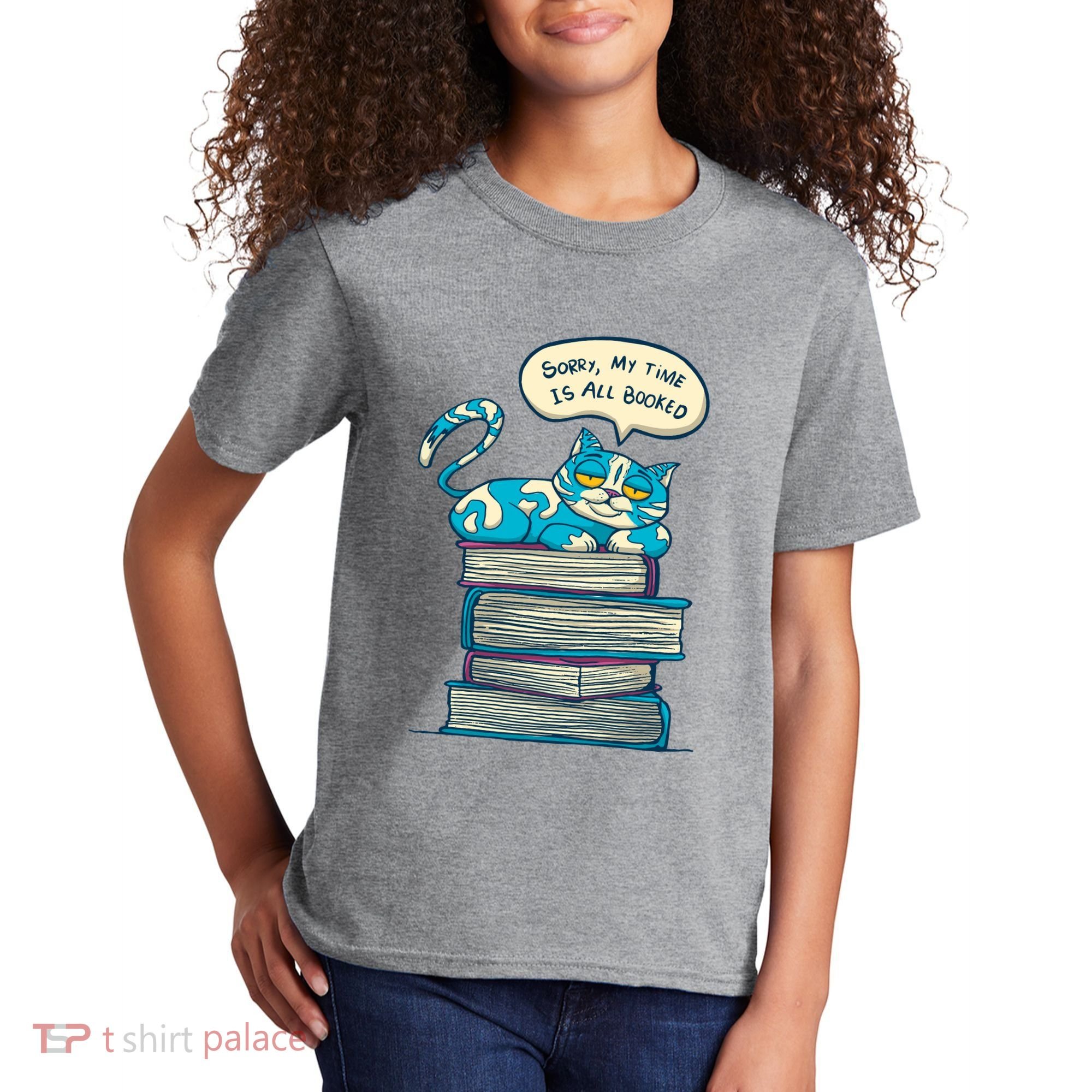 Sorry My Time Is All Booked Cat  Kids T-Shirt
