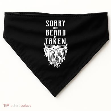 Sorry This Beard Is Taken Relationship Status USA-Made Doggie Bandana