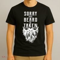 Sorry This Beard Is Taken Relationship Status T-Shirt thumb 3