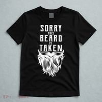 Sorry This Beard Is Taken Relationship Status T-Shirt thumb 5