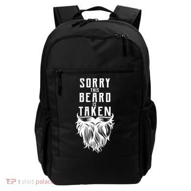 Sorry This Beard Is Taken Relationship Status Backpack