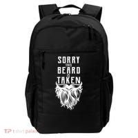 Sorry This Beard Is Taken Relationship Status Backpack thumb 0