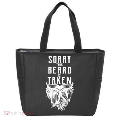 Sorry This Beard Is Taken Relationship Status Tote Bag