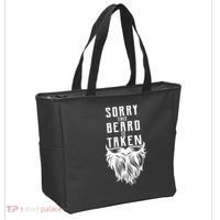 Sorry This Beard Is Taken Relationship Status Tote Bag thumb 2