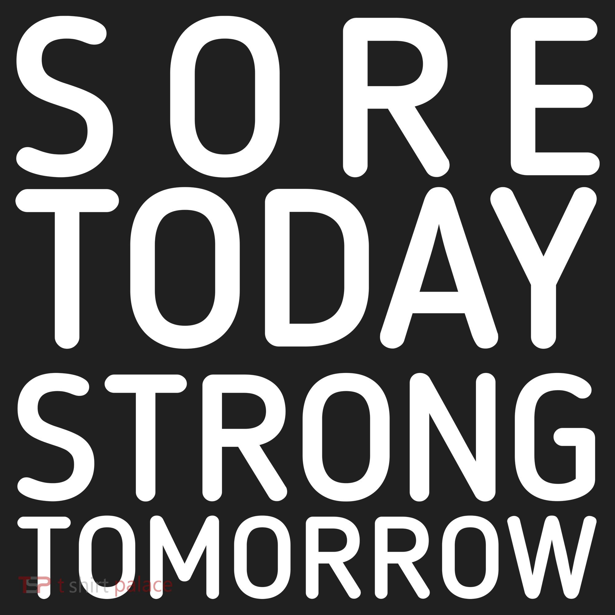 Sorry Today Strong Tomorrow  Tumbler