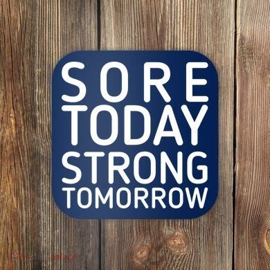Sorry Today Strong Tomorrow  Coaster
