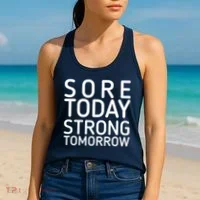 Sorry Today Strong Tomorrow  Women's Tank Top thumb 2