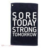 Sorry Today Strong Tomorrow  Golf Towel thumb 0
