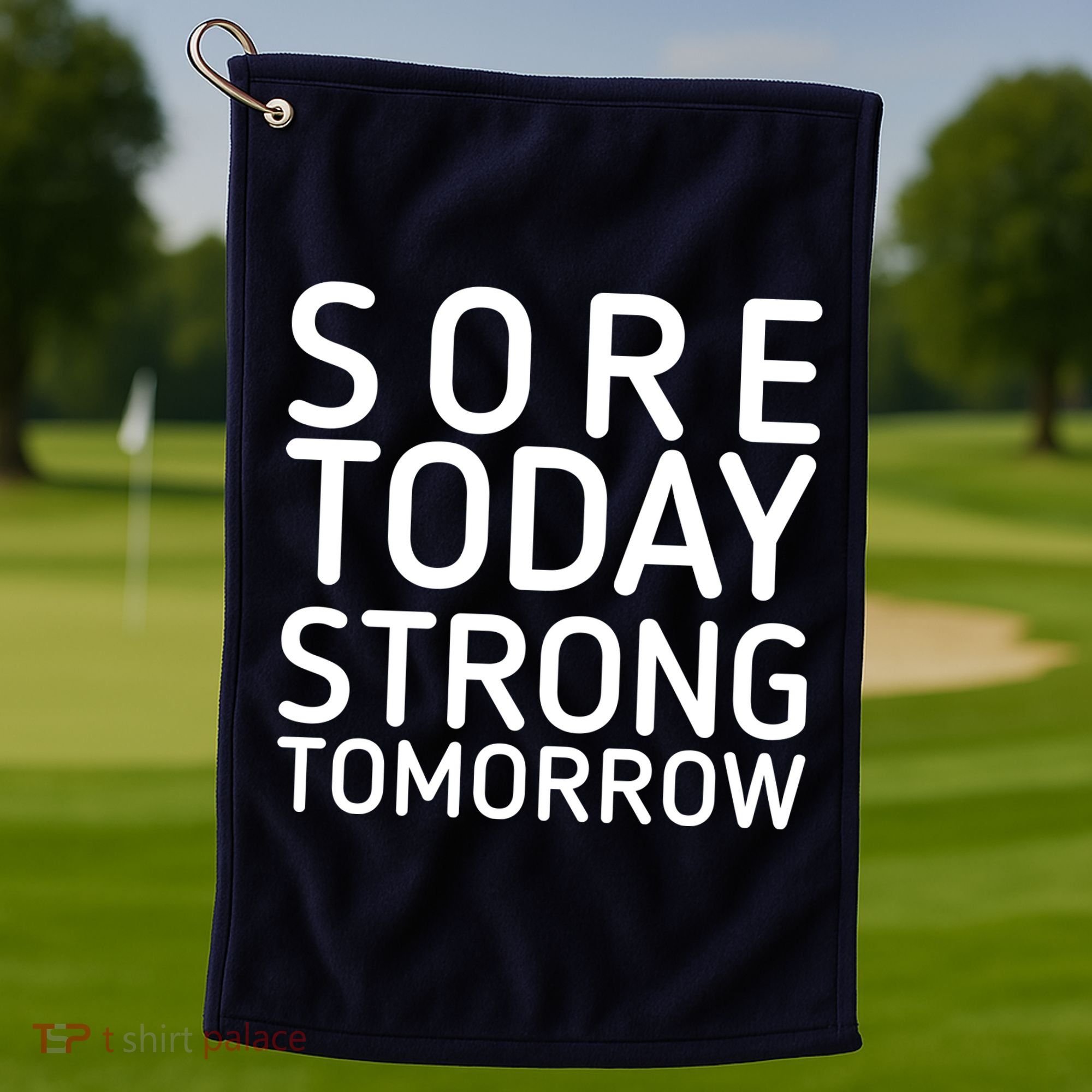 Sorry Today Strong Tomorrow  Golf Towel