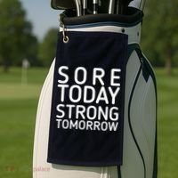 Sorry Today Strong Tomorrow  Golf Towel thumb 2