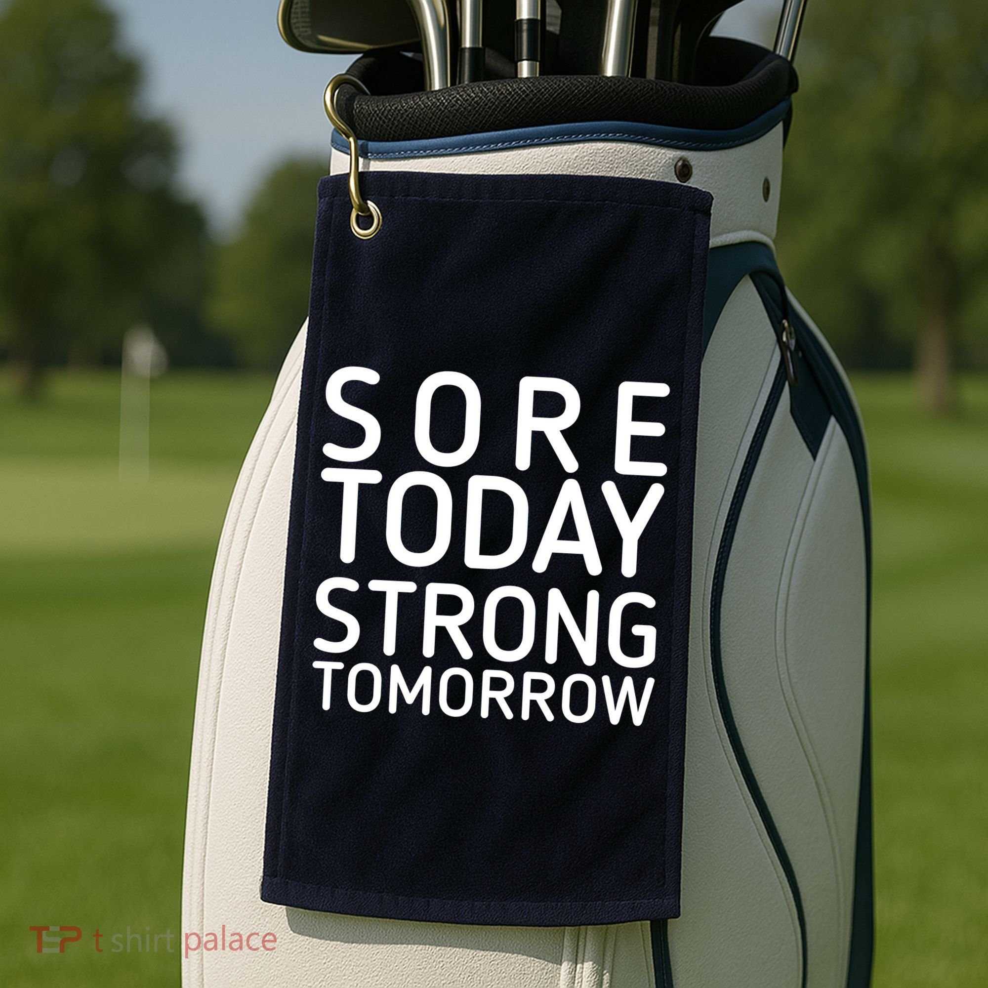 Sorry Today Strong Tomorrow  Golf Towel
