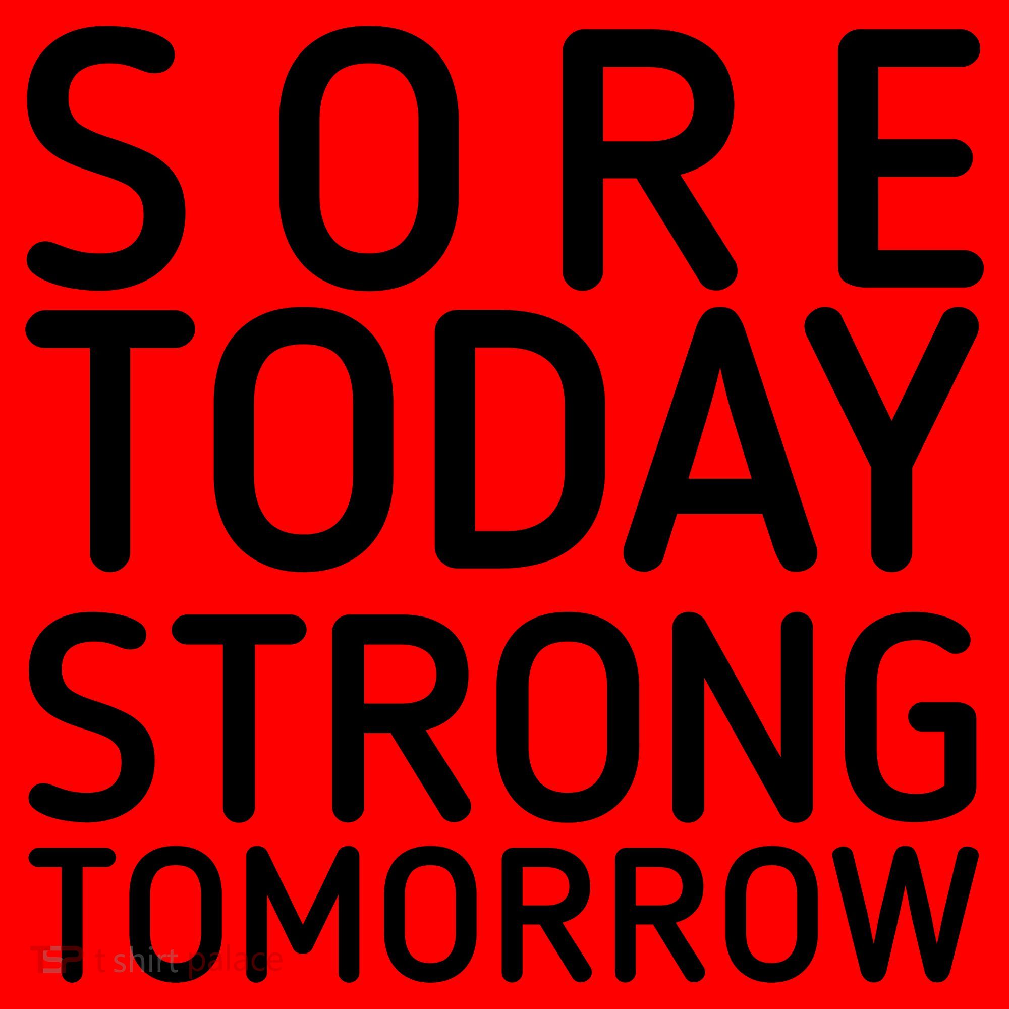 Sorry Today Strong Tomorrow  Santa Hat
