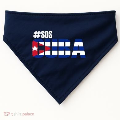 SOS Cuba USA-Made Doggie Bandana