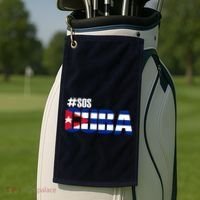 SOS Cuba Golf Towel thumb 2