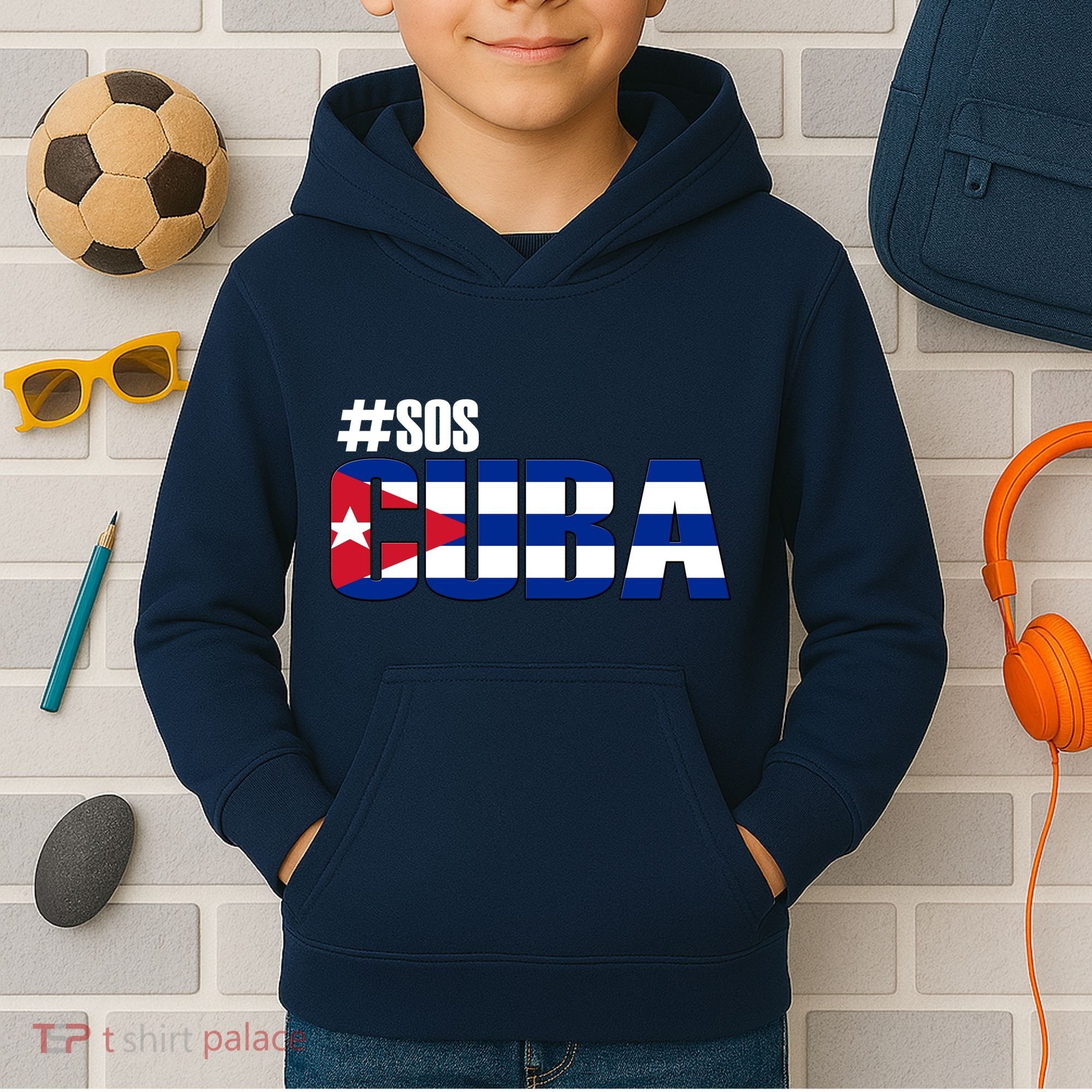 SOS Cuba Kids Hoodie
