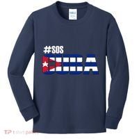 SOS Cuba Kids Long Sleeve Shirt thumb 0
