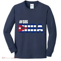 SOS Cuba Kids Long Sleeve Shirt thumb 0
