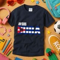 SOS Cuba Kids T-Shirt thumb 3