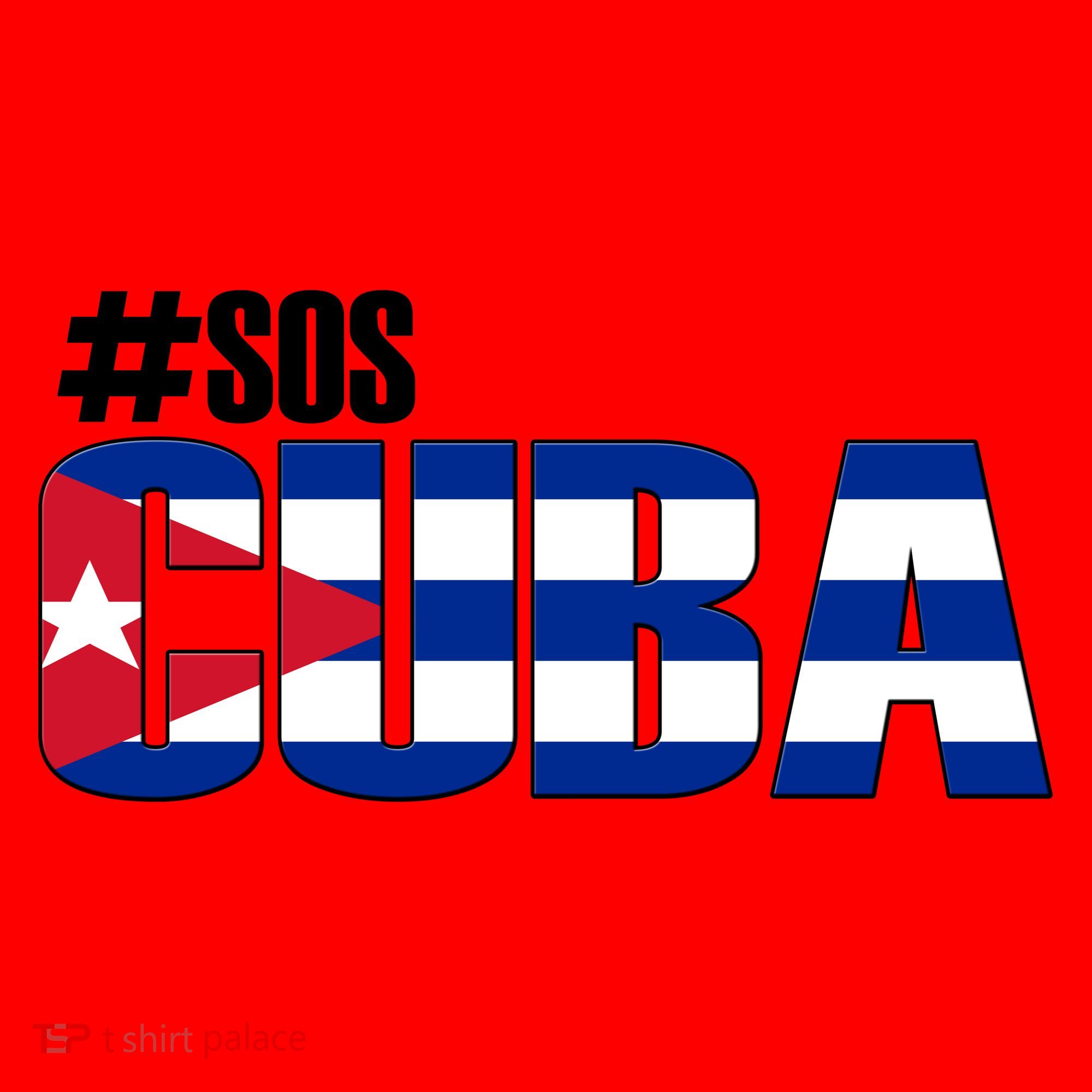 SOS Cuba Santa Hat