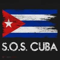 SOS Cuba Distressed Flag Doggie Tank thumb 4