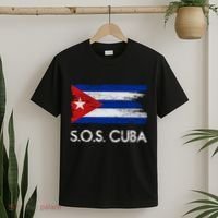 SOS Cuba Distressed Flag T-Shirt thumb 2