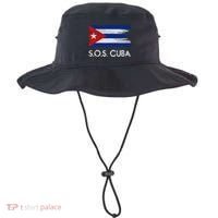 SOS Cuba Distressed Flag Bucket Hat thumb 0