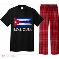 SOS Cuba Distressed Flag Pajama Set thumb 0