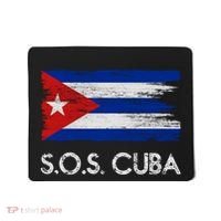 SOS Cuba Distressed Flag Mousepad thumb 0