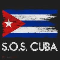 SOS Cuba Distressed Flag Golf Towel thumb 3