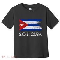 SOS Cuba Distressed Flag Toddler T-Shirt thumb 0
