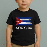 SOS Cuba Distressed Flag Toddler T-Shirt thumb 2