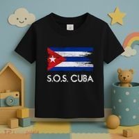 SOS Cuba Distressed Flag Toddler T-Shirt thumb 3