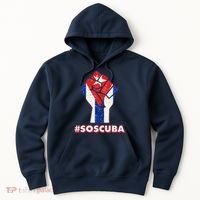 SOS Cuba Protest Fist Flag #SOSCUBA Hoodie thumb 0
