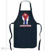 SOS Cuba Protest Fist Flag #SOSCUBA Apron thumb 0